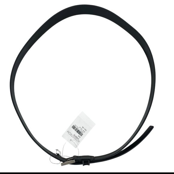 Saint Laurent Cassandre Grained Leathe Belt Square Buckle Black Size 105/42 - Picture 5 of 11